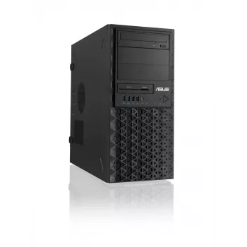 Caixa torre ASUS TS100-E11-PI4 preto com chipset Intel C256, suporte LGA1200, fonte de alimentação 300W