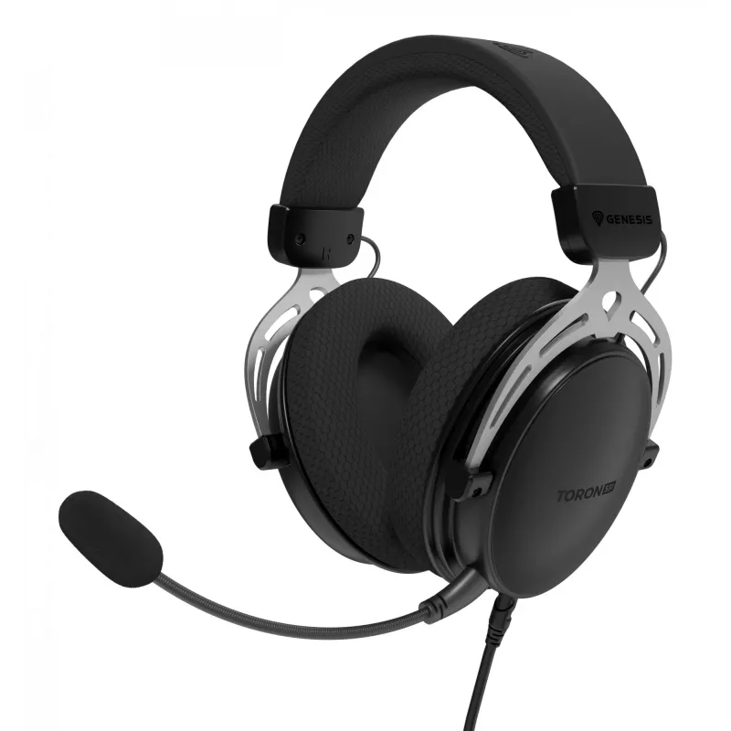 Auscultadores gaming binaurais com fios Genesis Toron 531 — circumaurais, 32 Ω, 20–20000 Hz, cabo de 1 m