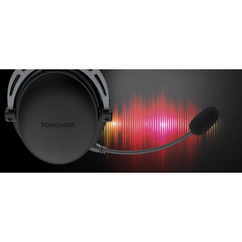 Auscultadores gaming binaurais com fios Genesis Toron 531 — circumaurais, 32 Ω, 20–20000 Hz, cabo de 1 m