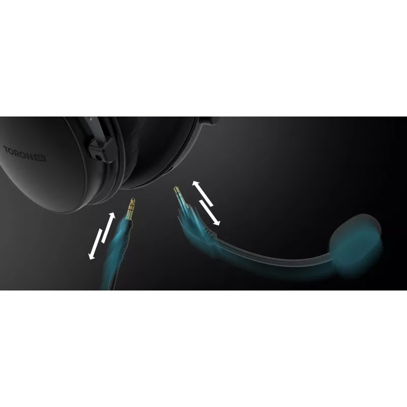 Auscultadores gaming binaurais com fios Genesis Toron 531 — circumaurais, 32 Ω, 20–20000 Hz, cabo de 1 m