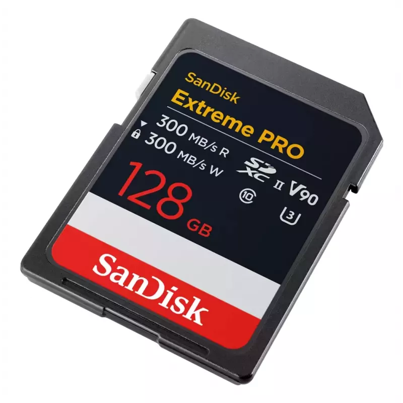 Memória flash SanDisk Extreme PRO 128 GB SDXC UHS-II Modelo SDSDXDM-128G-GN4IN