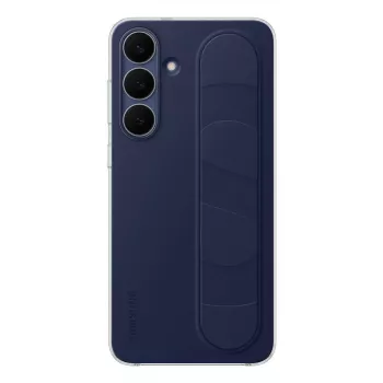 Capa Standing Grip Samsung para Galaxy S25 FE – capa, azul-marinho, para ecrã de 17 cm (6,7 polegadas), suporte de mesa
