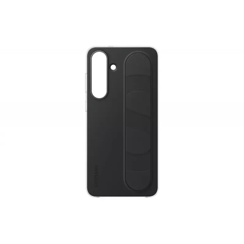 Capa Protective Standing Grip Samsung para Galaxy S25 FE, preto, suporte de mesa