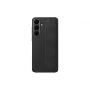Capa Protective Standing Grip Samsung para Galaxy S25 FE, preto, suporte de mesa