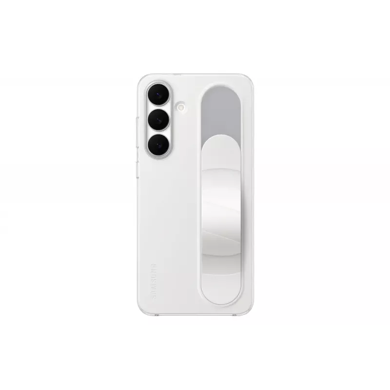 Capa Standing Grip Samsung para Galaxy S25 FE – branco, suporte de mesa