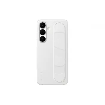 Capa Standing Grip Samsung para Galaxy S25 FE – branco, suporte de mesa