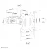 Suporte de montagem em mastro para TV Neomounts FL40-430BL11 17-32 polegadas - diâm. 28-60 mm