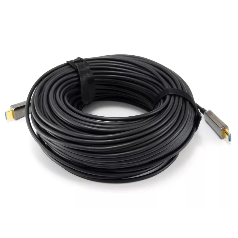 Cabo ótico ativo HDMI 2.0 Equip AM/AM, 50m, 4K/60Hz, 50 m, HDMI Type-A (Standard), HDMI Type-A (Standard), 3D, Preto