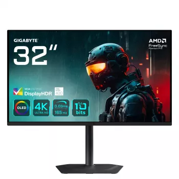 Monitor GIGABYTE MO32U 31,5 polegadas OLED 4K UHD 3840 x 2160