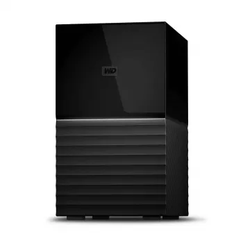 WD My Book Duo WDBFBE0360JBK armazenamento RAID externo de 36 TB (2x 18 TB HDD), USB-C 3.2 Gen 1, RAID 0/1/JBOD, encriptação de hardware AES de 256 bits, preto