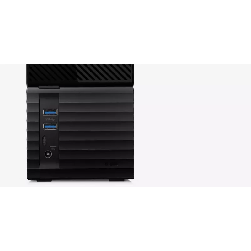 WD My Book Duo WDBFBE0360JBK armazenamento RAID externo de 36 TB (2x 18 TB HDD), USB-C 3.2 Gen 1, RAID 0/1/JBOD, encriptação de hardware AES de 256 bits, preto