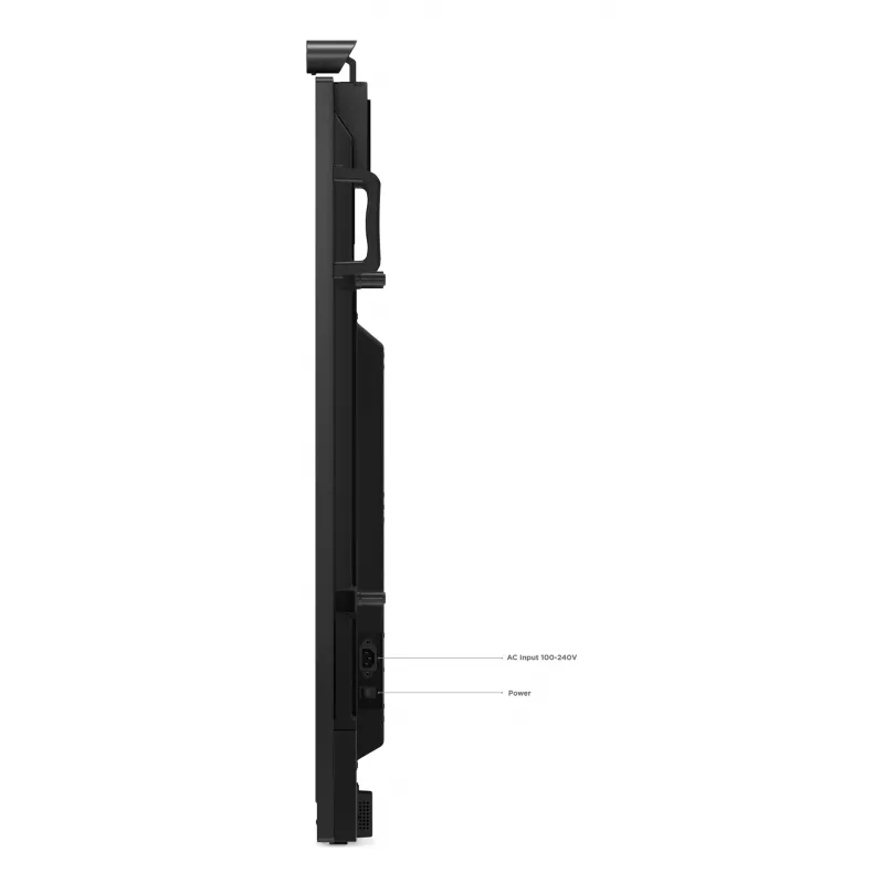 Monitor de computador Lenovo ThinkVision T65 165,1 cm (65 polegadas) 3840 x 2160 píxeis 4K Ultra HD LED Touchscreen Preto