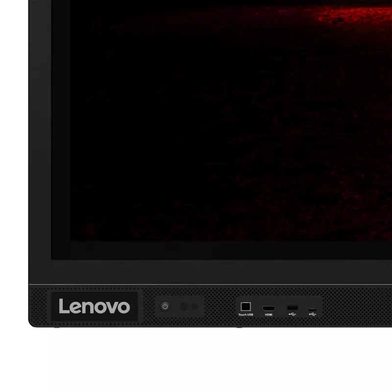 Monitor de computador Lenovo ThinkVision T65 165,1 cm (65 polegadas) 3840 x 2160 píxeis 4K Ultra HD LED Touchscreen Preto