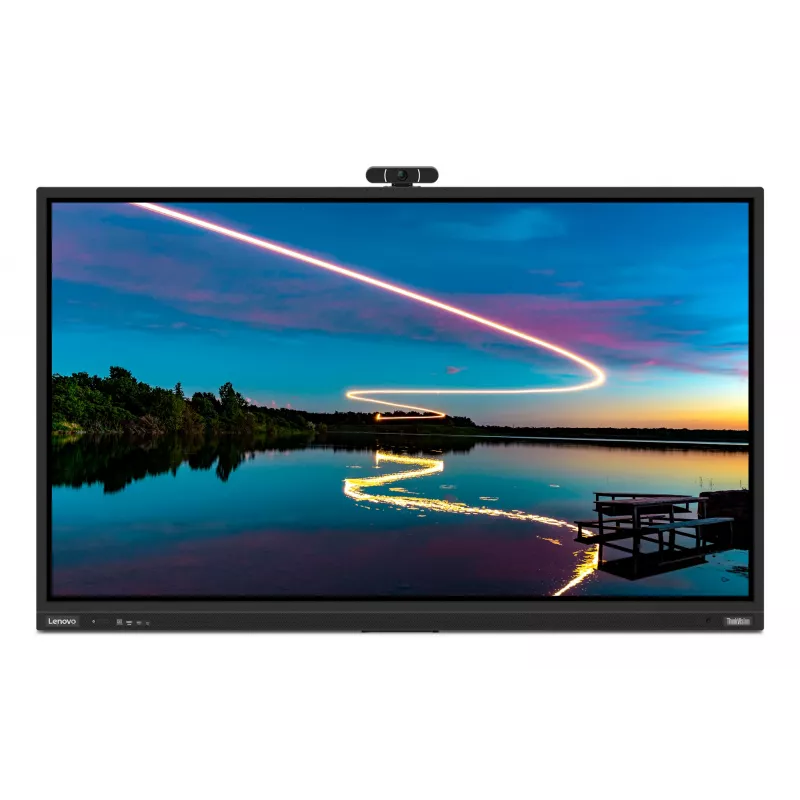 Monitor de computador Lenovo ThinkVision T86 2,18 m (86 polegadas) 3840 x 2160 píxeis 4K Ultra HD LED Touchscreen Preto