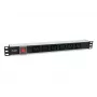Unidade de distribuição de energia (PDU) Equip 333319 6 saídas AC 1U Preto
