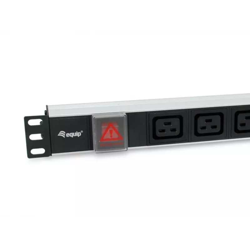 Unidade de distribuição de energia (PDU) Equip 333319 6 saídas AC 1U Preto