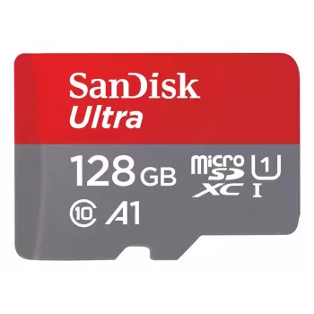 WESTERN DIGITAL SanDisk Ultra micro SDXC 128GB mais adaptador SD 140 MB/s A1 Classe 10 UHS-I – pack de 2
