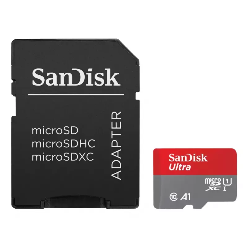 WESTERN DIGITAL SanDisk Ultra micro SDXC 128GB mais adaptador SD 140 MB/s A1 Classe 10 UHS-I – pack de 2