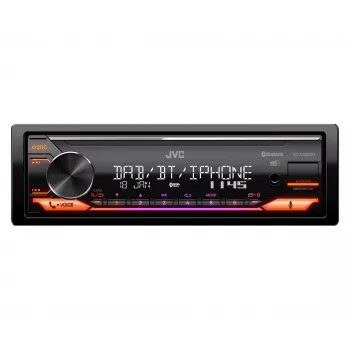 JVC KD-X482DBT preto 200 W Bluetooth