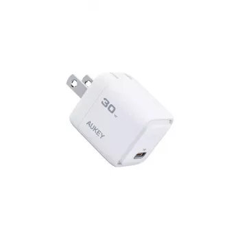 Carregador AUKEY Comet 30W USB-C PA-C1 interior AC telemóvel cinzento