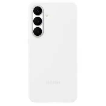 Capa de silicone Samsung para Galaxy S25 FE, capa, Samsung, Galaxy S25 FE, 17 cm (6,7 polegadas), branca