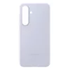 Capa de silicone para Samsung Galaxy S25 FE — azul-claro, para ecrã de 6,7 polegadas, forro interior em microfibra