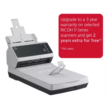 Scanner Ricoh fi-8250 ADF + alimentador de folhas soltas 600 x 600 DPI A4 preto, cinzento