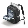Mochila DICOTA Eco Backpack Plus Base – Mala para portátil 13-15,6 polegadas – Preto / 300d Rpet Poliéster