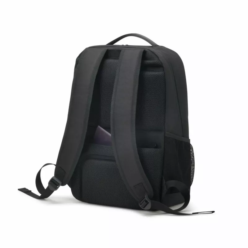 Mochila DICOTA Eco Backpack Plus Base – Mala para portátil 13-15,6 polegadas – Preto / 300d Rpet Poliéster
