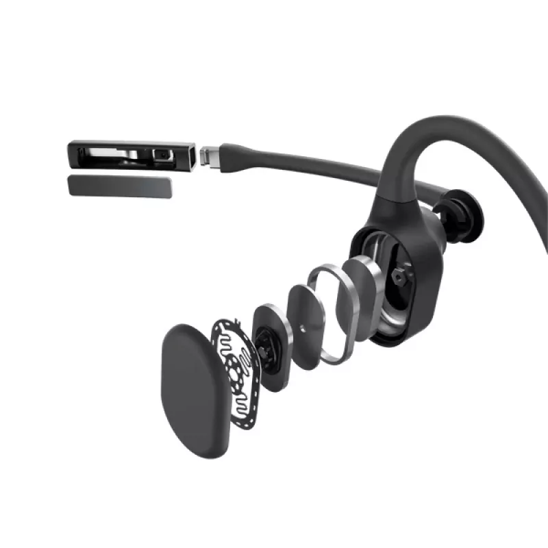 Auscultadores/Headset SHOKZ C110-AI-BK-EN Sem fios Ear-Hook Escritório/Callcenter Bluetooth Preto