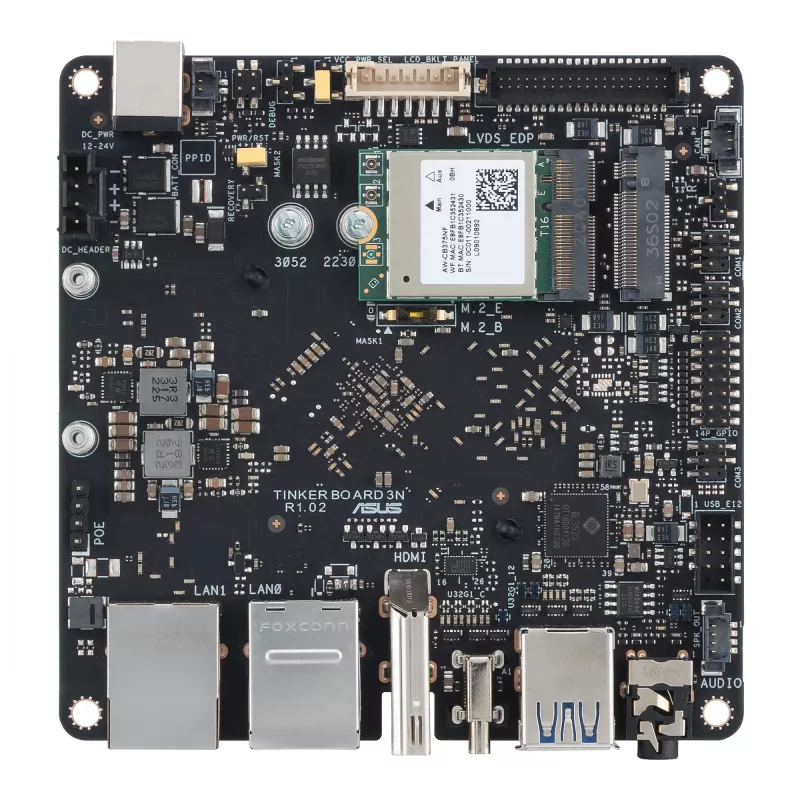 Placa de desenvolvimento ASUS Tinker Board 3N Rockchip RK3568