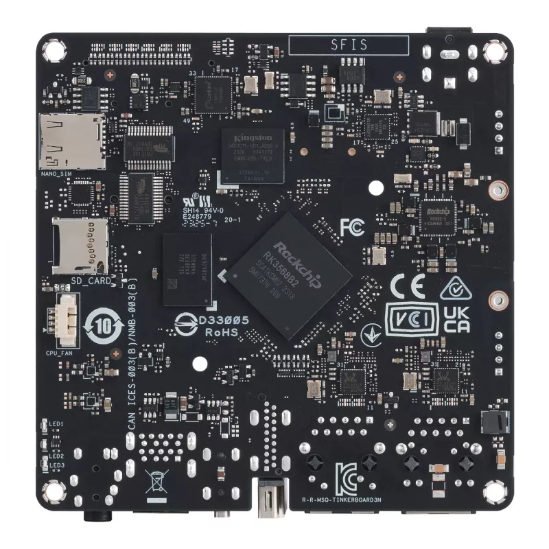 Placa de desenvolvimento ASUS Tinker Board 3N Rockchip RK3568