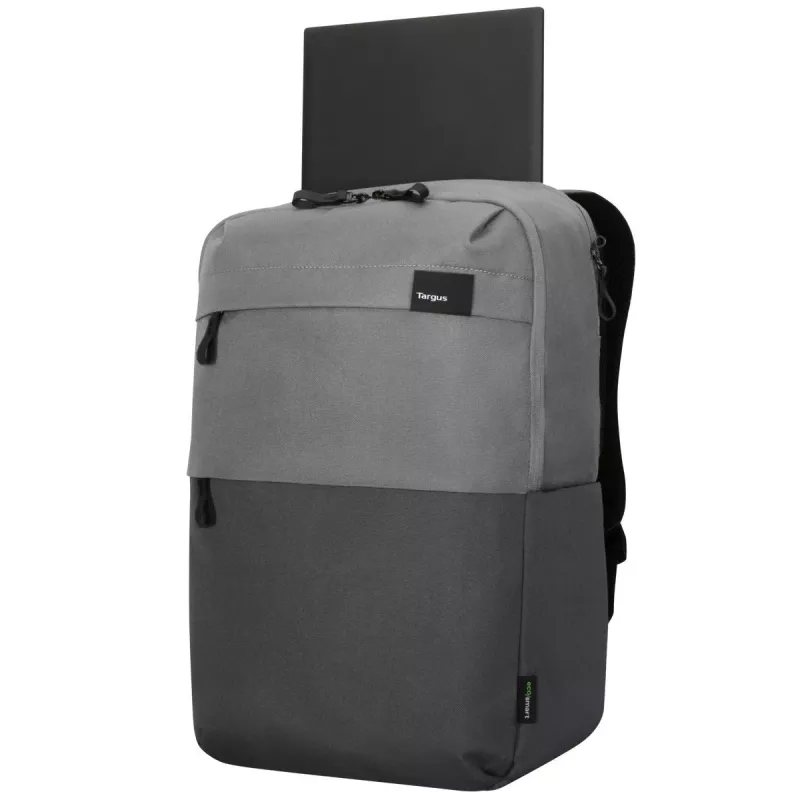 Mochila Targus Sagano 39,6 cm 15,6 polegadas Preto Cinzento 2 bolsos frontais