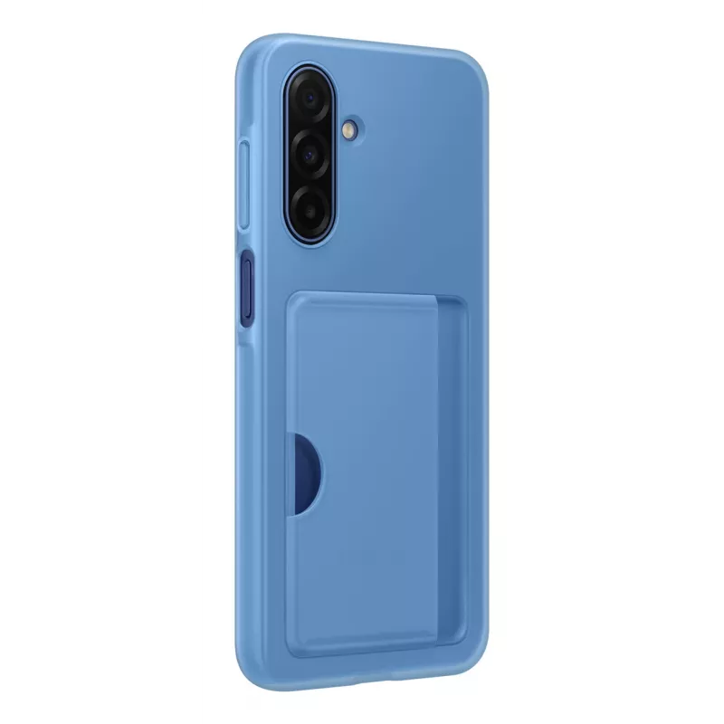 Capa traseira Samsung A17 com compartimento para cartões, azul — EF-OA176TLEGWW
