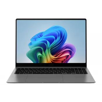 Samsung NP960XHAA-EXP Intel Core Ultra 5 256V Portátil 40,6 cm (16 polegadas) Ecrã tátil 2.8K 16 GB LPDDR5x-SDRAM 512 GB SSD Wi-Fi 7 (802.11be) Windows 11 Home Cinzento
