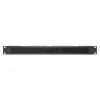 DIGITUS 1U Barra de passagem de cabos com escovas 44x483x11 mm, tamanho das escovas 27x423 mm, cor preto (RAL 9005)