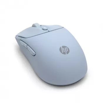 HP 400 Rato sem fios silencioso azul, ambidestro, RF Wireless + Bluetooth, 6000 DPI, Azul
