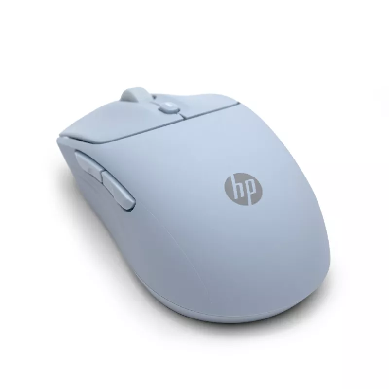 HP 400 Rato sem fios silencioso azul, ambidestro, RF Wireless + Bluetooth, 6000 DPI, Azul