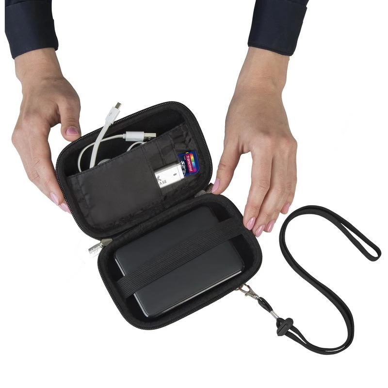 Rivacase 9101 Davos bolsa para HDD de 2,5 polegadas, preta