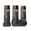 Telefone analógico Gigaset COMFORT 550A auscultador sem fios identificação de chamadas