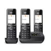 Telefone analógico Gigaset COMFORT 550A auscultador sem fios identificação de chamadas