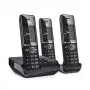 Telefone analógico Gigaset COMFORT 550A auscultador sem fios identificação de chamadas