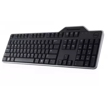 Teclado DELL KB813 universal USB QWERTY inglês dos EUA preto