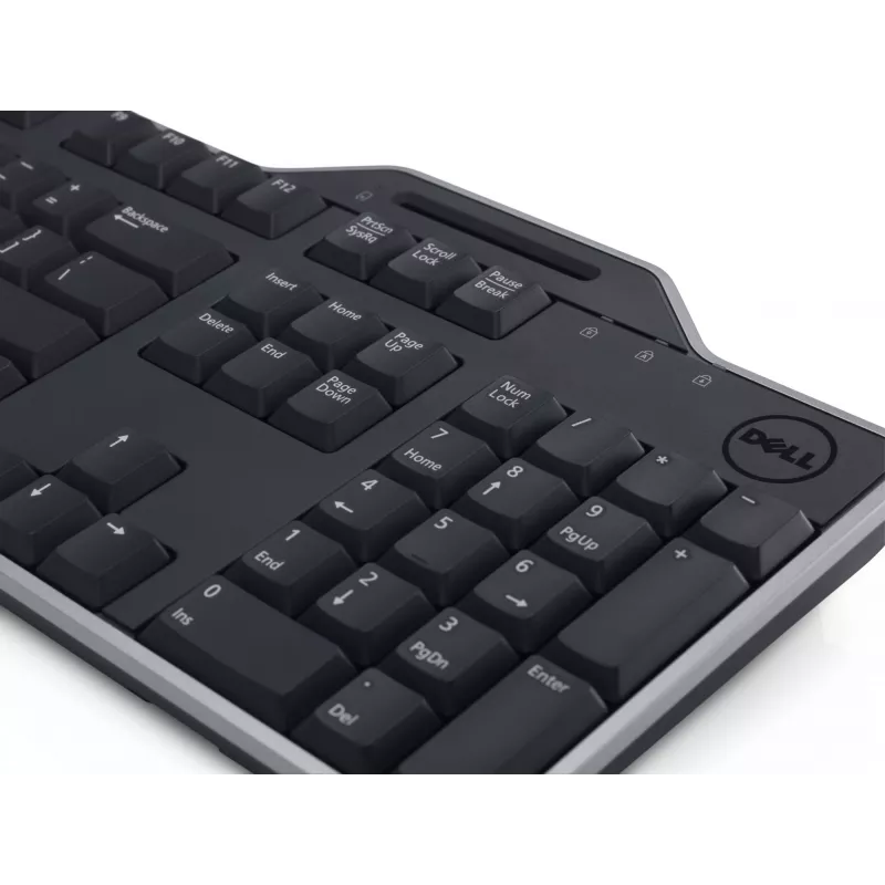 Teclado DELL KB813 universal USB QWERTY inglês dos EUA preto