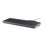 Teclado DELL KB813 universal USB QWERTY inglês dos EUA preto