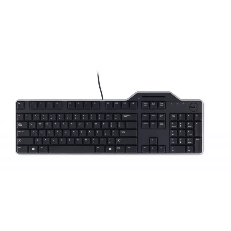 Teclado DELL KB813 universal USB QWERTY inglês dos EUA preto
