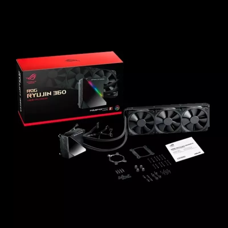 Arrefecedor líquido tudo-em-um para processador ASUS ROG RYUJIN 360 12 cm preto 1 unid.