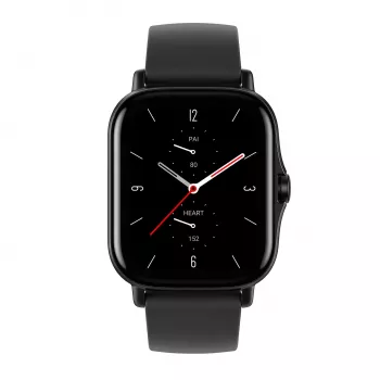 Amazfit GTS 2 4,19 cm (1,65 polegadas) AMOLED 43 mm digital 348 x 442 píxeis ecrã tátil preto Wi-Fi GPS (satélite)