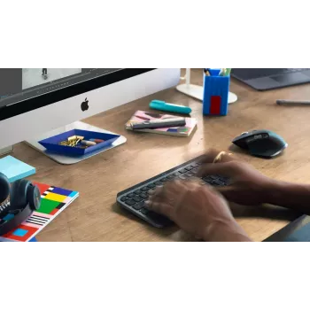 LOGITECH Mx Keys Mini teclado minimalista sem fios iluminado - grafite - Qwerty US/Internacional