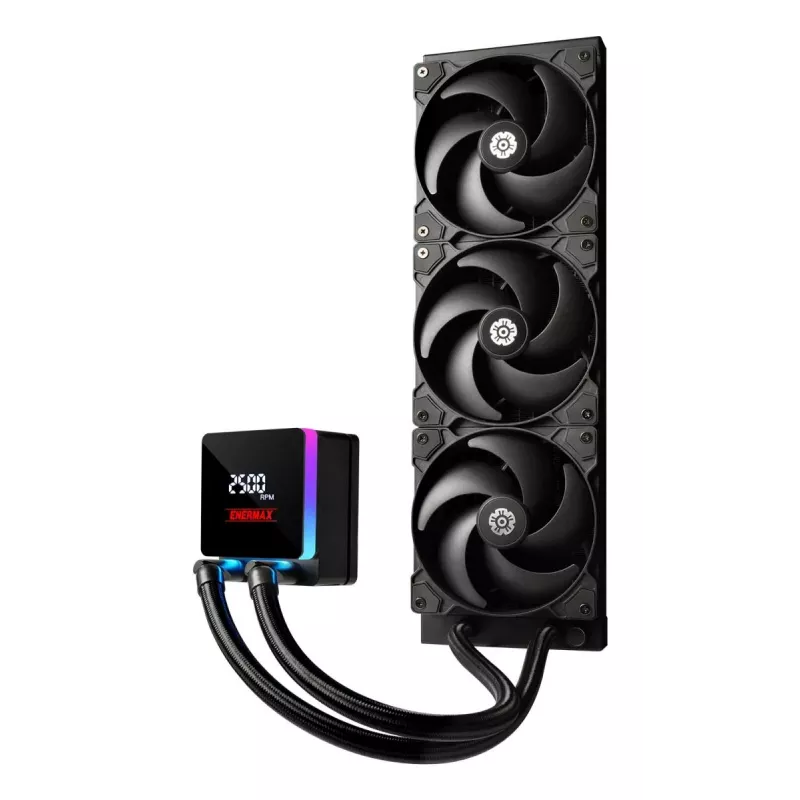 Conjunto de refrigeração líquida ENERMAX ELC-LTXTR360 com ventoinhas de 120 mm, radiador de 360 mm